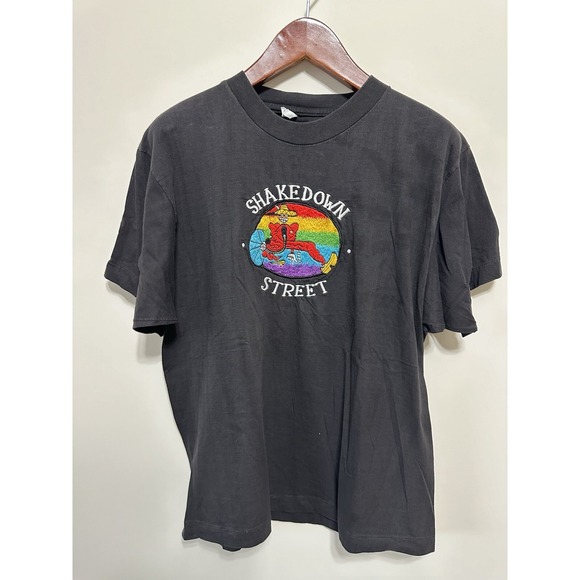 Grateful Dead Other - Vintage‎ Grateful Dead Shakedown Street Tee Size L 1980s Embroidered Band Tee